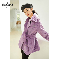 Evelly down jacket women 2020 winter New Korean fashion waist slim suit collar warm down jacket