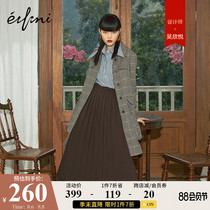 National tide series Eveli early autumn new jacket small suit womens top loose plaid suit jacket women