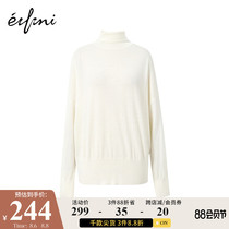(The same style in the mall)Evelis new winter clothes 100%wool sweater sweater female 1AA130241