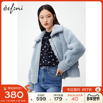 (Shopping mall same model) iveli 2020 new winter Korean version of short warm fur coat 1BA312741