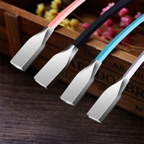 topc teapyc data cable tapyc Android double-sided blind plug-in car with mobile phone charging cable flat lasagna line