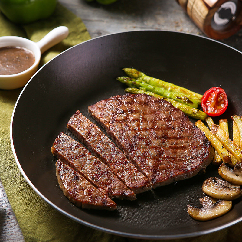 潮香村儿童牛排150g番茄味单片牛排腌制调理家庭速冻冷冻送酱包