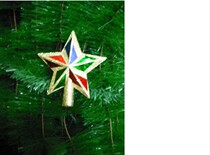 Small number Christmas Tree Top Star Christmas Tree pentagram 12 cm#6868