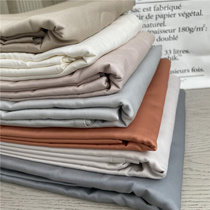 Foreign trade New products Pure cotton 60 Gon Satin Sheets Soft Full Cotton Pure Color Closets Sleeping Single 160180230 Single