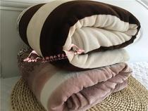 Flawless sale Nordic style autumn and winter flannel quilt cover single-sided Falena warm quilt cover double 200*230
