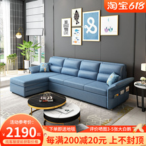 Foldable Living Room Network Red Small-family Type Double Guido Versatile Economy Type Tech Cloth Storage Sofa Bed & Sofa Bed