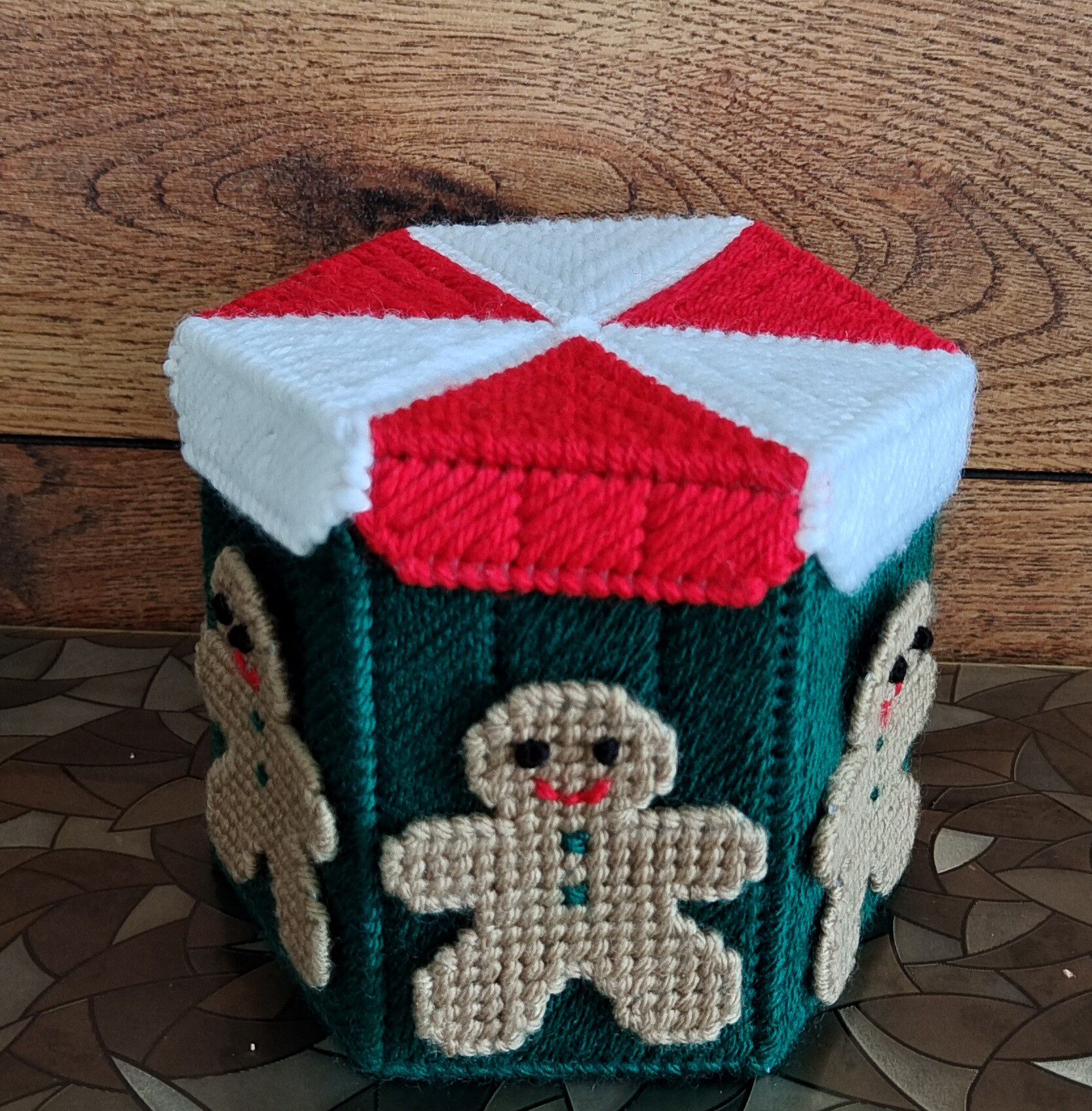 新款十字立体绣手工编织diy材料包小熊收纳抽纸盒非成品客厅卧室