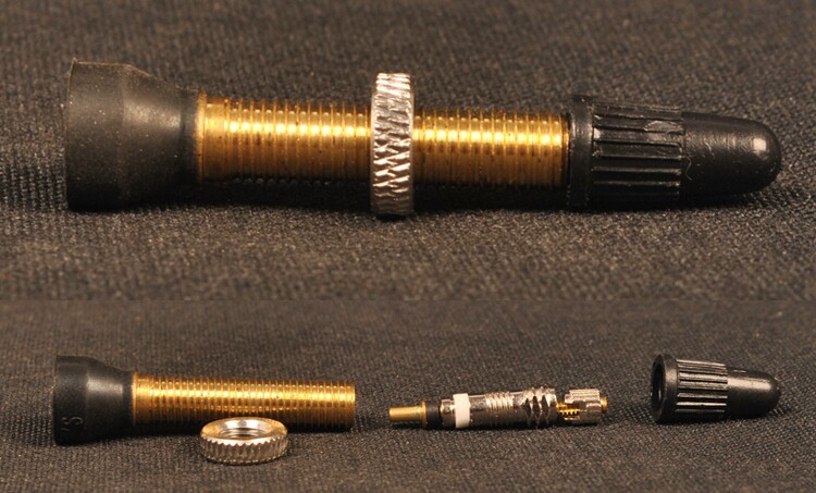 可拆卸法嘴延长嘴 带螺纹可用于公路真空轮组 铝合金 28和40mm