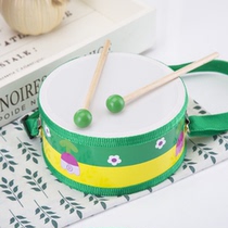 undercover Childrens waist drum Hand drumming Snare drum Percussion cartoon wooden double-sided drum Childrens snare drum