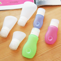 Travel business supplies cosmetics shampoo shower gel bottle portable silicone press bottle cosmetics empty bottle