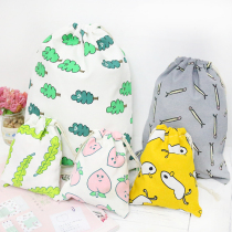 Cotton cloth bag corset pocket small cloth bag drawstring bag travel bag wedding bag wedding bag cotton linen bag