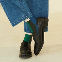 Li Cha De l new color and comfortable tube autumn sweat absorption deodorant and warm thick cotton socks ins tide pile socks