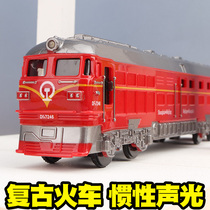 Childrens toy car simulation train EMU high-speed rail boy car baby model fall back force 3-year-old alloy 2