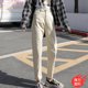 Female Harlan pants waist elastic spring and summer nine points Slim thin pencil cigarette pants casual pants radish feet Female Harlan pants waist elastic spring and summer nine points Slim thin pencil cigarette pants casual pants radish feet