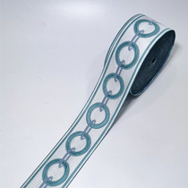 Tianhe lace manufacturer width 6 cm simple curtain lace and decorated accessory sofa set blue