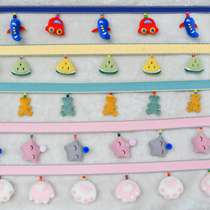 Tianhe lace new cartoon pink childrens curtain lace sewing decorative accessories one meter star manufacturers loose cut