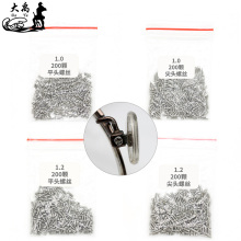 Glasses Accessories Glasses Screws Glasses Nose Holder Screws 1.0.1.2 Flat Head Pointed Screws