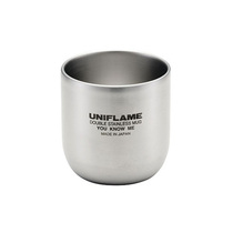 Japan UNIFLAME camping outdoor hollow stainless steel insulation design tea cup tea art filter Cup spot