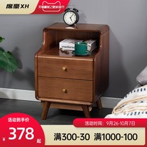 Bedside table full solid wood simple modern light luxury home Mini ultra narrow Nordic wind ins simple Nordic