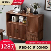 Side cabinet wine cabinet solid wood cabinet kitchen storage cabinet Cabinet cabinet home tea cabinet side cabinet living room wall