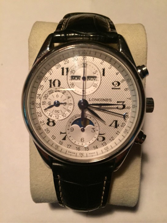 浪琴2019款名匠新月相