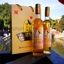 Three rivers ancient town of special produce Tongleqing rice wine 500mlX2 bottle of glutinous rice wine farmhouse self-brewed 12 degrees