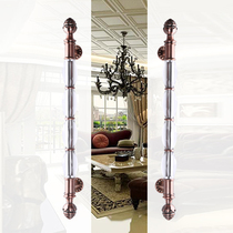 Bronze crystal glass door handle door handle wooden door handle glass door handle European antique door handle