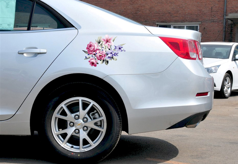 好货如云 汽车装饰贴  品牌:驿品 型号:ty235 图案:植物花卉 花草种类