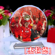 Gerrards surrounding people occasionally run crystal poster souvenirs to send Liverpool boys and girls birthday presents