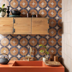 Clay red Spanish imported tiles retro tiles floor tiles non-slip bathroom kitchen balcony bathroom wall tiles