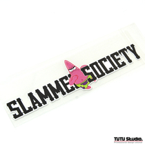 TUTU car sticker SLAMMEDSOCIETY Pai Big Star SpongeBob sticker personality body reflective sticker