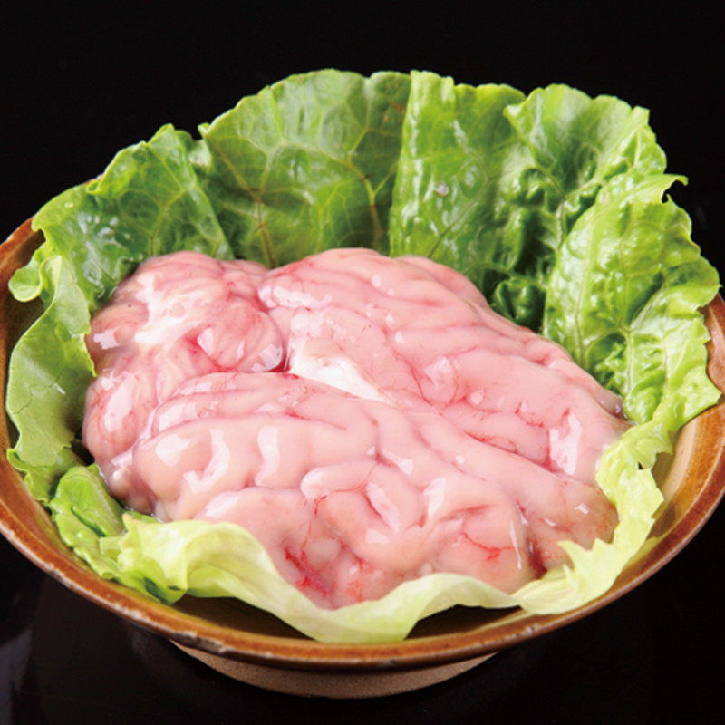 新鲜冷冻猪脑猪脑子猪脑花猪脑髓大脑子火锅食材