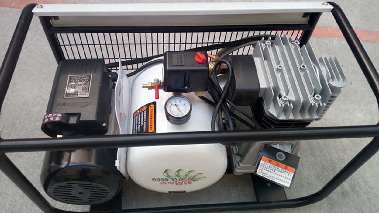 罗迪3hp压缩机 大排量家装低噪音喷漆王0.25/8气泵空压机快速充气