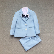 Boy suits suit three sets of summer children West suit Korean version Inren children host gown wedding walk show