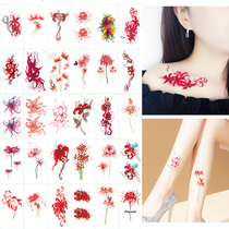 (30 sets) the other shore flower tattoo stickers waterproof men and women lasting hipster flower tattoo collarbone paste