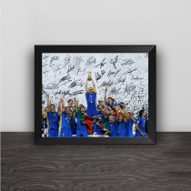 2006 World Cup champion Italian family portrait solid wood decoration photo frame photo wall table hanging frame ornaments painting