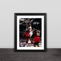 Flying Jordan partition buckle Mu Dabu classic solid wood decoration photo frame photo wall table hanging frame ornaments home murals