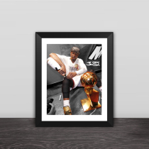 Wade champagne toast sneakers classic moment Solid wood decorative photo frame Photo wall table pendulum hanging frame ornaments Home murals