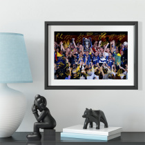Inter Milan 2010 Champions League champion family portrait solid wood decoration photo frame photo wall table ornaments frame Inter Milan