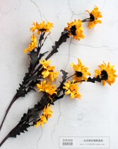 High-end simulation sun flower sunflower flower fake flower indoor living room decoration flower photo photography props posing set