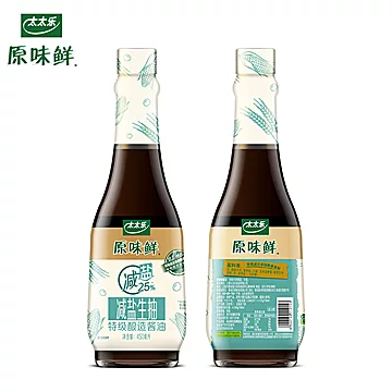 太太乐原味鲜减盐特级生抽450ml*2[6元优惠券]-寻折猪