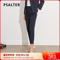 Shadow Psalm Women's 2021 Autumn New Commuter Dark Plaid Suit Pants 6C61320273