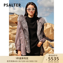 (Cold Wave) mall Identical Poetry womens clothing 2021 Winter new Lianhood fur collar Pippa overcomes