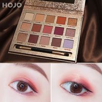 HOJO eyeshadow palette 15 colors 2018 new beginner beauty ins net celebrity shaking sound with the same weary world makeup earth