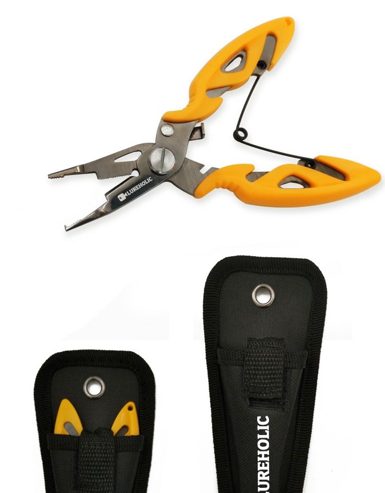 微物路亚钳 镀钛细头 开小钢圈钢环上微小鱼钩用剪鱼线钓鱼钳子