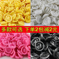 Disposable anti-static finger cover yellow latex labor protection dust-free thickened wear-resistant finger cover Anti-crack non-slip