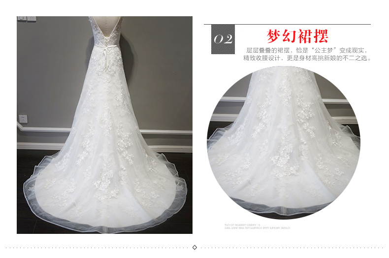 卡地亞crw5330007 婚紗禮服2020新款韓式新娘一字肩齊地公主大碼修身拖尾花朵春季 卡地亞店