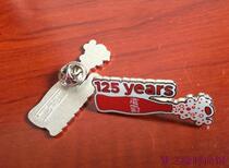 Coca-Cola bottle 125th Anniversary Commemorative badge Brooch Tie Pin Accessories Commemorative badge Lapel pin