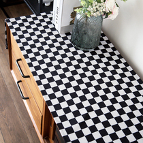 European pastoral TV cabinet tablecloth coffee table mat bedside table cover cloth rectangular pvc dustproof table mat waterproof custom