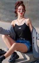 Black and white grey modee inner hitch back beating bottom small harnesses slim with vest woman summer net red explosive extras